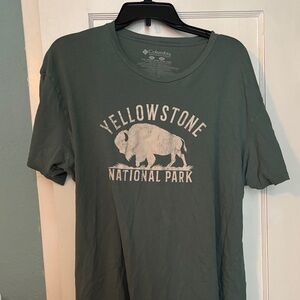 Columbia Green Yellowstone Graphic Tee